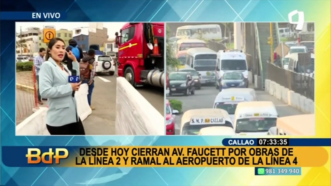 Callao: Rutas alternas tras el cierre de la Av. Faucett por obras de la Línea 4 del Metro de Lima