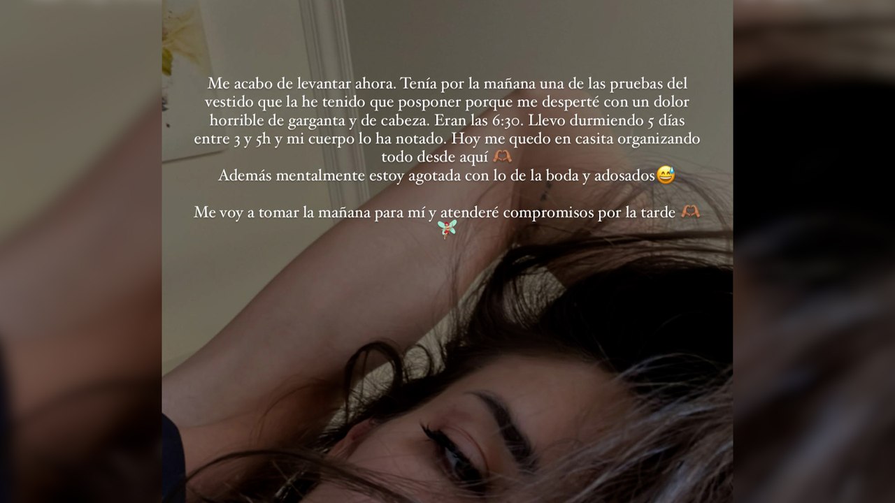 Marta López asegura estar mentalmente agotada con los preparativos de su boda con Kiko Matamoros