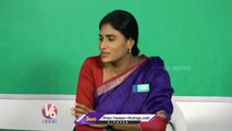 YS Sharmila Gives  Clarity About Merging YSRTP Party _ V6 News
