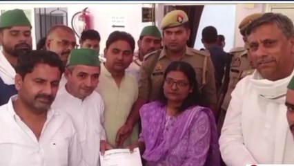 धरने पर बैठे पहलवानों को मिला रालोद का समर्थन, सादाबाद विधायक ने डीएम को सौंपा ज्ञापन