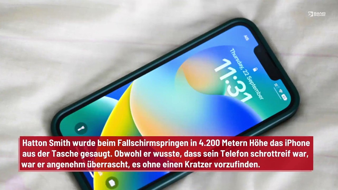 Handy “überlebt” Fallschirmsprung unbeschadet