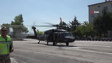 Elazığ'da helikopter destekli trafik denetimi yapıldı