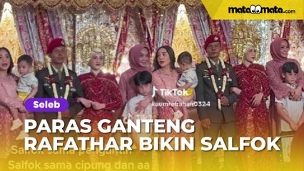 Nagita Slavina Kondangan, Paras Ganteng Rafathar dengan Rambut Belah Tengah Bikin Salfok