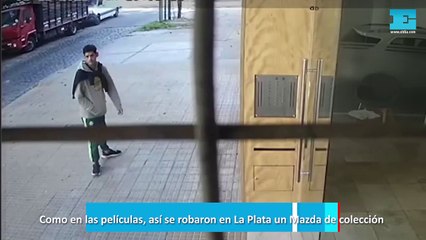 Como en las películas, así se robaron en La Plata un Mazda de colección