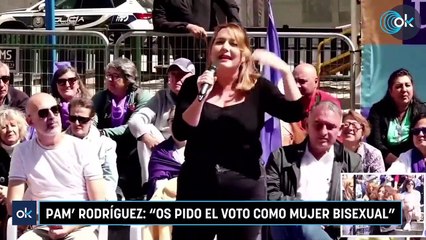 'Pam' Rodríguez: "Os pido el voto como mujer bisexual"