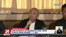 Uuwi na bukas sa Pilipinas si Cong. Arnie Teves ayon sa isang source — DOJ | 24 Oras