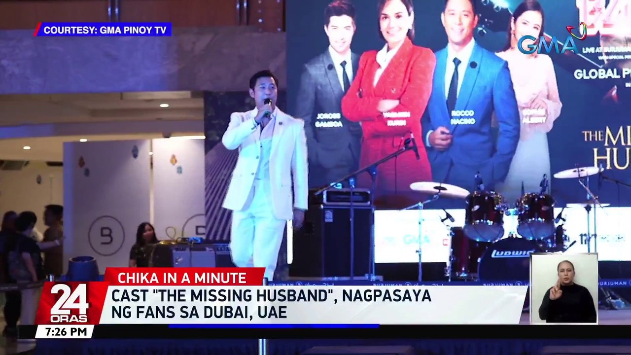 Cast "The Missing Husband", nagpasaya ng fans sa Dubai, UAE | 24 Oras