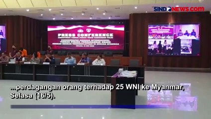 Descargar video: Bareskrim Polri Tangkap 2 Tersangka Kasus TPPO di Myanmar