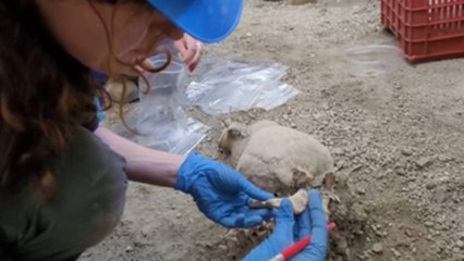 El área arqueológica de Pompeya halla dos cuerpos que murieron por el terremoto