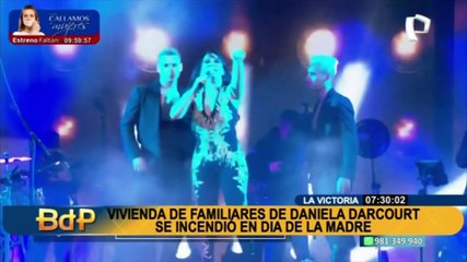 La Victoria: se incendió vivienda de familiares de la cantante Daniela Darcourt