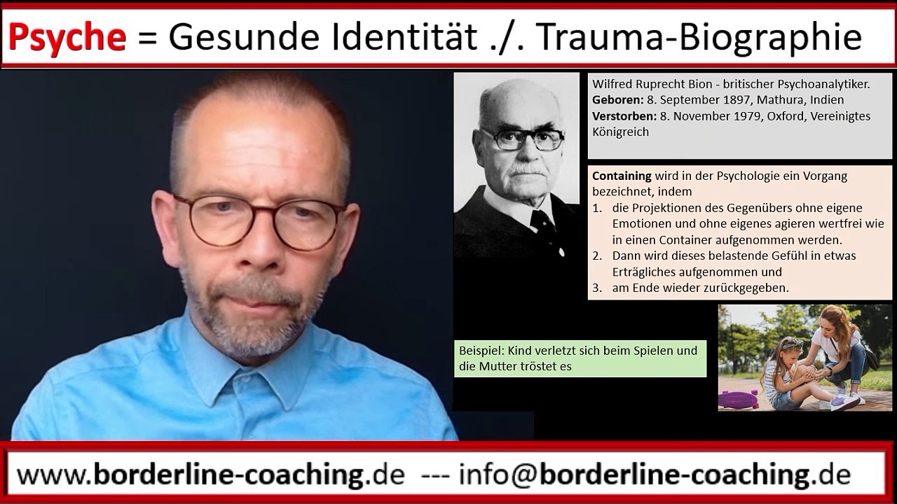 #Psyche ist gesunde #Identität minus #Trauma_Biographie