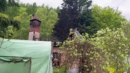 Aftermath of Orton fire