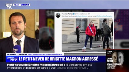 Petit-neveu de Brigitte Macron agressé: "Un cap a été franchi", pour Mathieu Lefèvre (Renaissance)