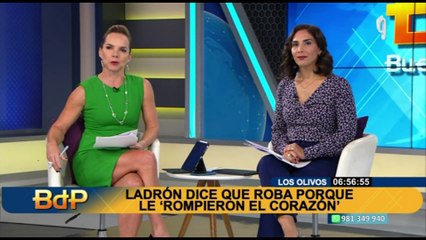 Tras ser capturado en Los Olivos ladrón se justifica: "robo porque me rompieron el corazón"