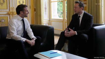 Le milliardaire Elon Musk a rencontré  Emmanuel Macron à l'Élysée