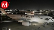 El ex avión presidencial aterriza a Tayikistán