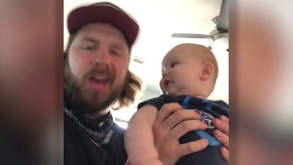 Dad’s ingenious beatboxing hack stops baby crying