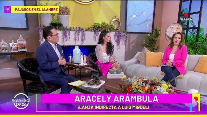 Aracely Arámbula bautiza a Luis Miguel como el 'Rey Cucaracho'