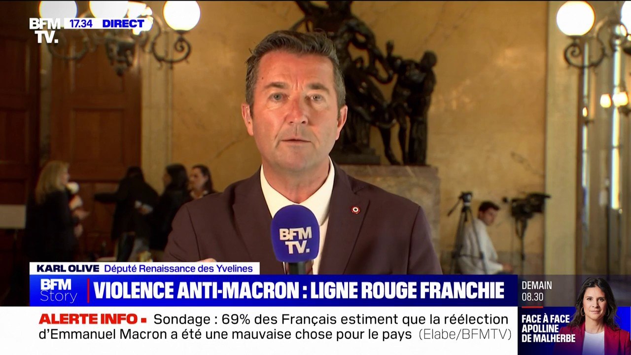 Agression du petit-neveu de Brigitte Macron: "Quand on sème le chaos à longueur de journée, on récolte la haine dans notre pays" estime Karl Olive (Renaissance)