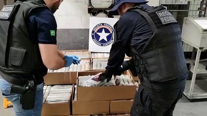 Meia tonelada de cocaína é encontrada em Porto de Navegantes