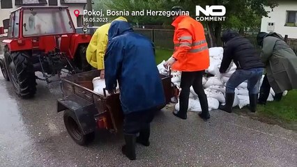 Sintflutartiger Regen: Hochwasser in Kroatien und Bosnien