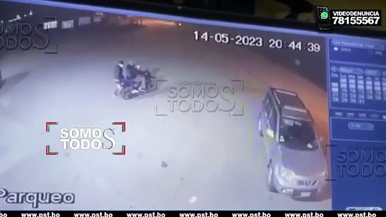 CAMARAS DE SEGURIDAD CAPTO LOS ATRACOS DE BANDA SCZ