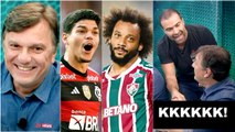 KKKKK! MANO A MANO de Flamengo x Fluminense faz Pilhado SE LEVANTAR para CUMPRIMENTAR Mauro Cezar!