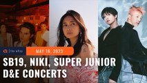 SB19, Niki, and Super Junior’s D&E announce Manila concerts