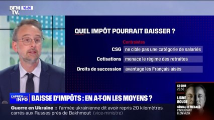 La France a-t-elle les moyens des baisser les impôts?
