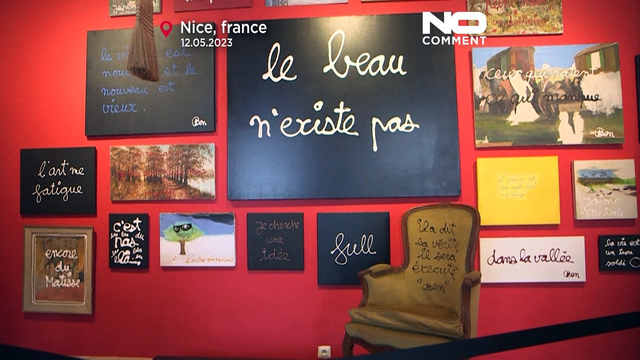 'We are all crazy' - 'On est tous fous' - Ben in Nizza