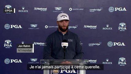 Oak Hill - Rahm sur les joueurs du circuit LIV : "Aucun sentiment négatif à leur égard"