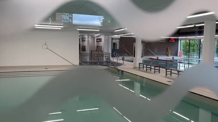 Inauguration de la piscine de Binche entièrement rénovée.