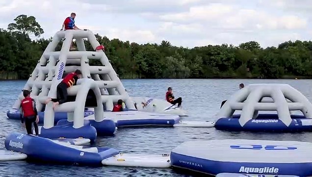 Splashing fun at Hatfield Outdoor Activity Centre