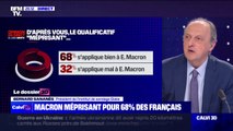 Pour 68% des Français, le qualificatif “méprisant” s’applique bien à Emmanuel Macron selon un sondage Elabe/BFMTV