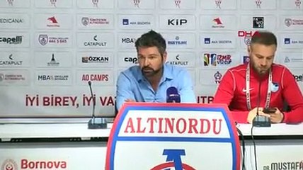 SPOR Altınordu - Erzurumspor FK maçının ardından