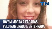 Jovem morta a facadas pelo namorado é enterrada na Grande Vitória