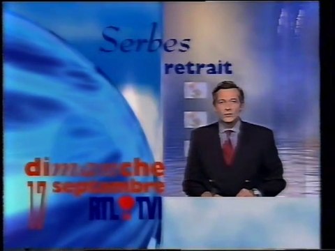 RTL-TVI - 17 Septembre 1995 - Pubs, Fera, Fera Pas , teasers, début JT Soir (Philippe Malherbe)