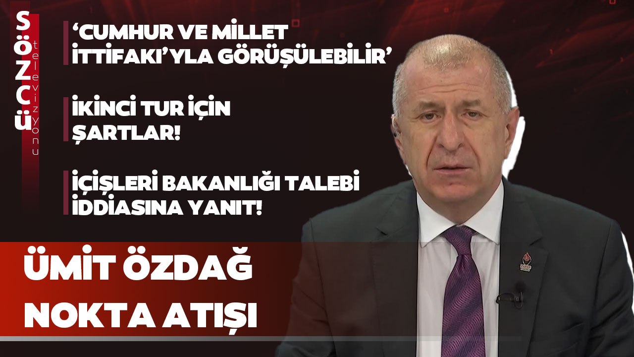 İpek Özbey ile Nokta Atışı'nın Konuğu Ümit Özdağ | Seçimler, İkinci Tur, ATA İttifakı ve Sinan Oğan