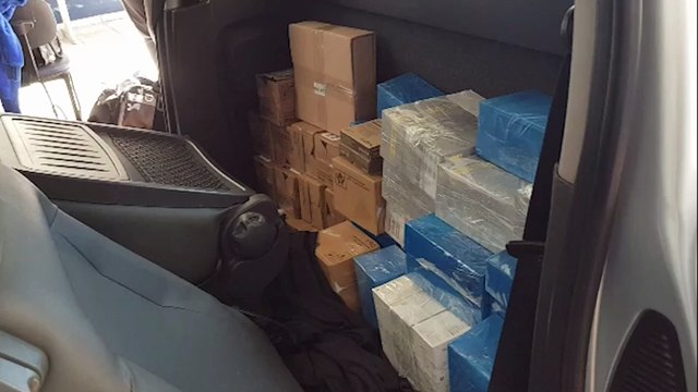 Veículo carregado com eletrônicos avaliados em cerca R$ 70 mil é apreendido pela Receita Federal