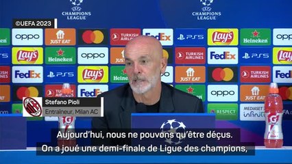 Demies - Pioli : "On n'a pas assez élevé notre niveau"