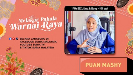 [LIVE] Morning Morning Suria bersama Puan Mashy