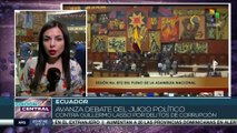 Legisladores ecuatorianos definen posiciones con respecto al juicio político contra Guillermo Lasso