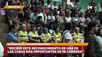 Premios “Finito” Gehrmann | “Recibir este reconocimiento es una de las cosas más importantes de mi carrera”, aseguró Ricardo Báez