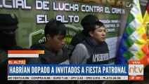 Aprehenden a dos sujetos acusados de pildorear a asistentes de una fiesta patronal