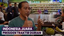 Bahagia Timnas U-22 Indonesia  Sabet Emas, Jokowi Traktir Durian di Medan