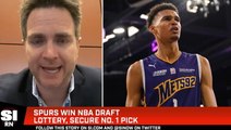 Spurs Win NBA Draft Lottery, Secure No. 1 Pick