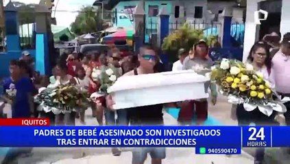Bebé apuñalado en Iquitos: padres caen en nuevas contradictorias