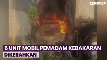 3 Rumah Semi Permanen Ludes Dilalap Api di Cilincing