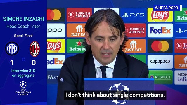 Inzaghi revels in 'satisfying' moment of reaching Champions League final