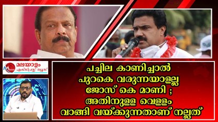 ജോസ് കെ മാണിയെ യുഡിഎഫിൽ എത്തിക്കാമെന്ന് കൊട്ടേഷനെടുത്തത് ഈരാറ്റുപേട്ട പോപ്പ്